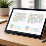 Bureaux : plans et surfaces comparés sur tablette tactile Microsoft Surface