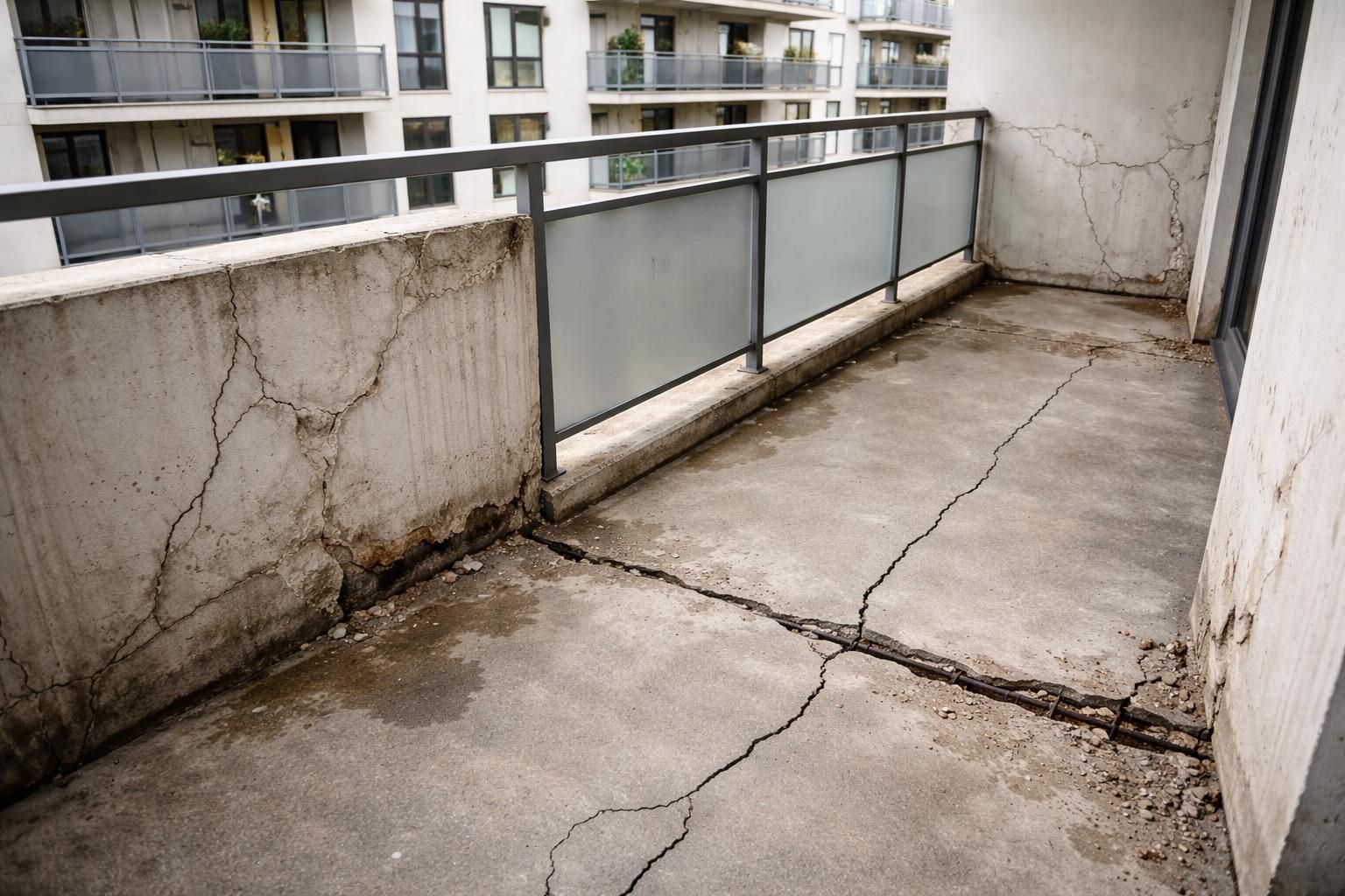 découvrez les principales causes des fissures sur les balcons en copropriété et comment les prévenir pour assurer la sécurité et la durabilité de votre bâtiment.