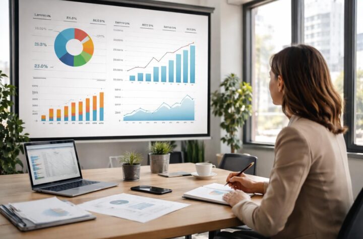 découvrez comment un écran de projection simplifie la compréhension des chiffres en investissement locatif pour optimiser vos décisions financières.