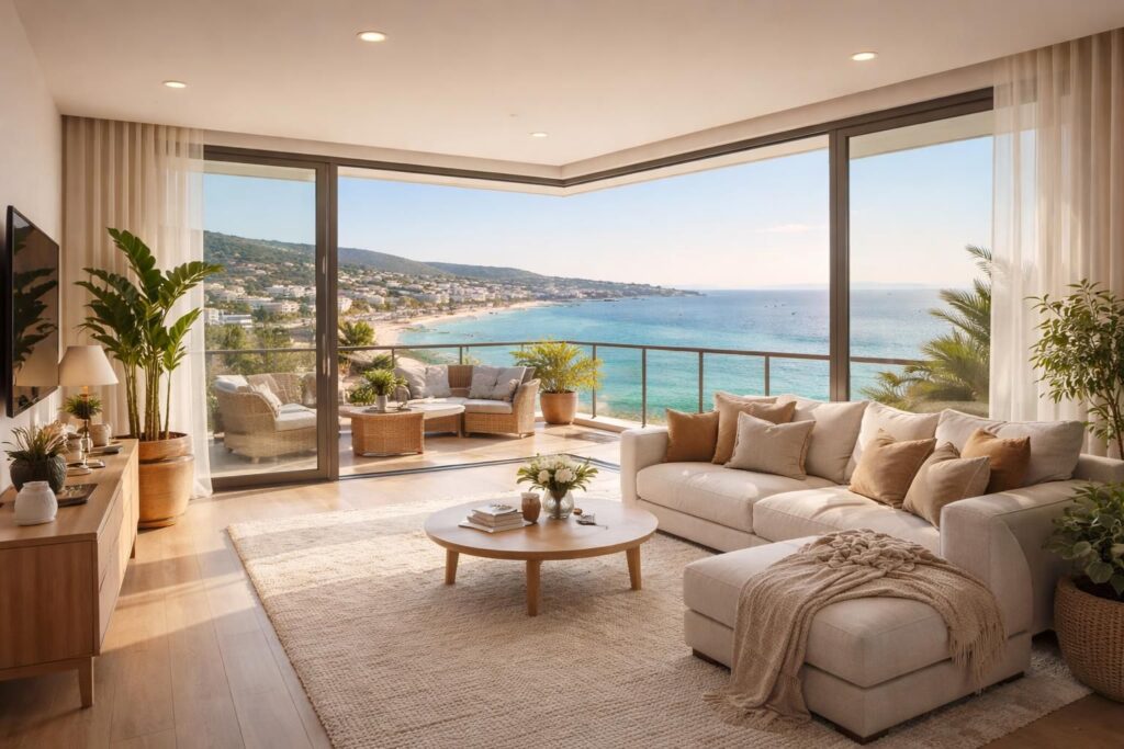 découvrez la location d'un appartement à aïn turk avec les meilleures vues panoramiques. profitez d'un cadre idéal pour un séjour inoubliable et confortable.