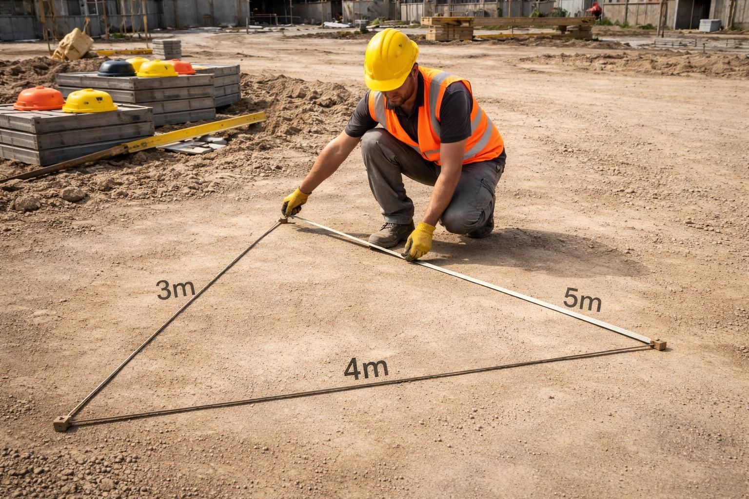 découvrez comment tracer un angle droit facilement dans le bâtiment avec la méthode 3 4 5, une technique simple et précise pour vos travaux de construction.