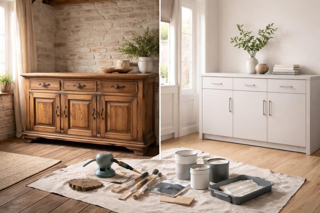 découvrez comment moderniser un meuble rustique en le transformant avec style. nos astuces pour donner une seconde vie à vos meubles anciens en les rendant tendance et contemporains.